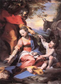 費德裡科 巴洛西 Rest on the Flight to Egypt